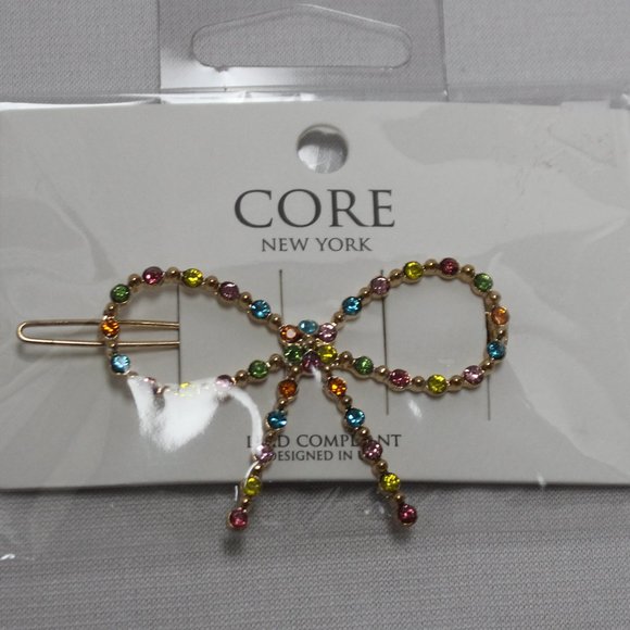 CORE Accessories - NWTCore Multi-jewel Bow Barrette